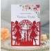 Party Invitation Card Butterfly Faery Greeting Card Laser Cut Glitter Paper